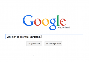 Google-vergeten